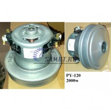 Мотор (двигатель) пылесоса 2000W, H=123/44mm, D=130/83mm, (PY-120) VC07203FQw